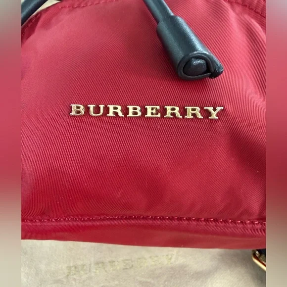 Burberry Red Rucksack/Backpack - Picture 3 of 14